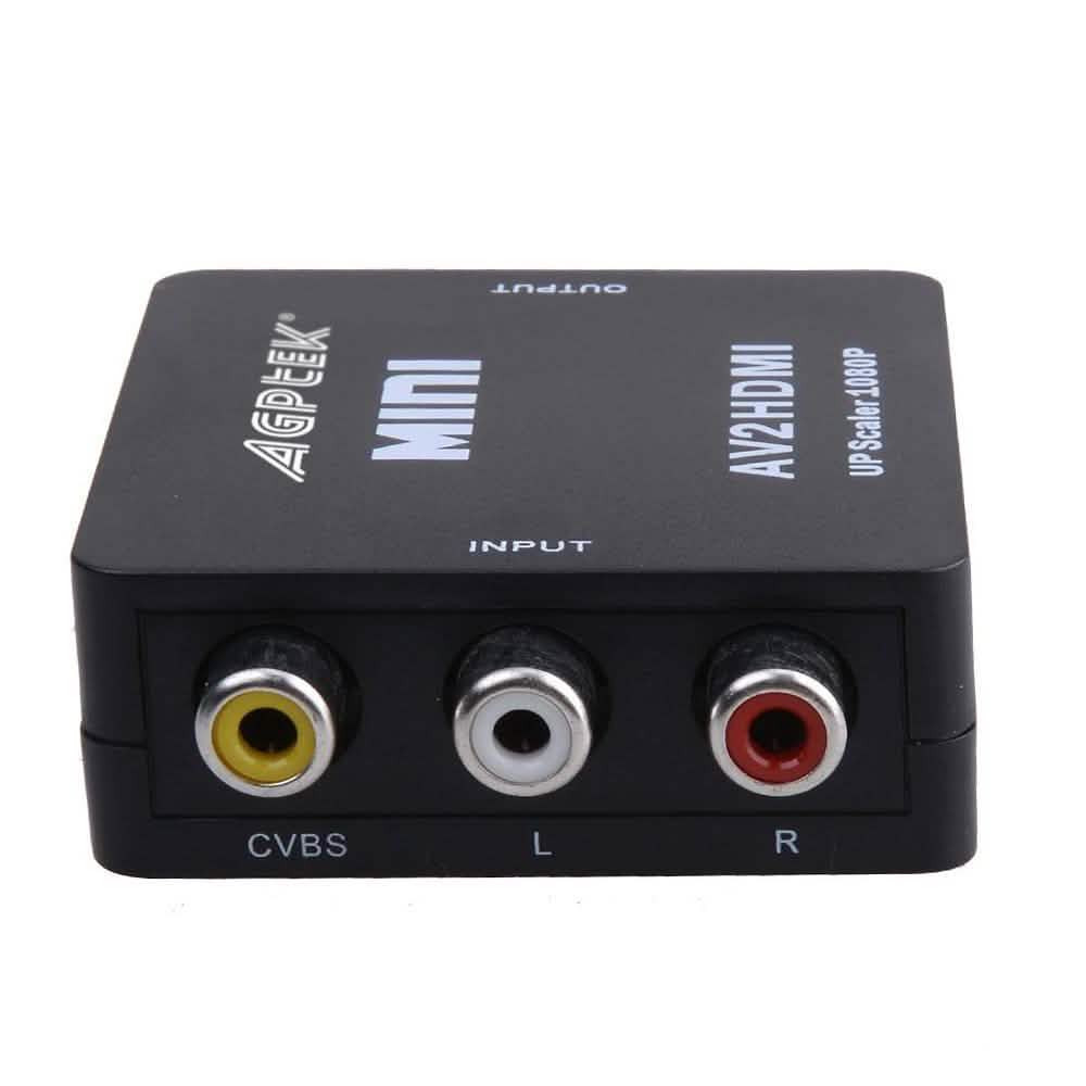 720p 1080p AGPtek Mini Composite AV CVBS 3RCA to HDMI Video Converter Adapter DailySale