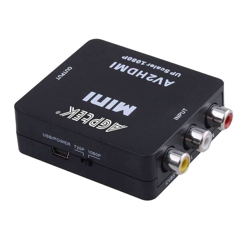 720p 1080p AGPtek Mini Composite AV CVBS 3RCA to HDMI Video Converter Adapter DailySale