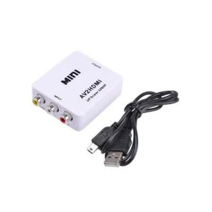 720p 1080p Upscaler Mini Composite AV CVBS 3RCA to HDMI Video Converter Adapter DailySale