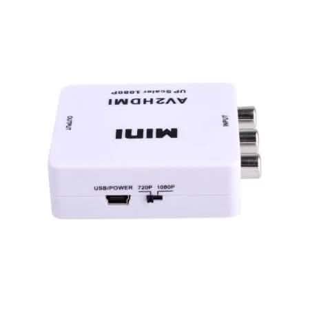 720p 1080p Upscaler Mini Composite AV CVBS 3RCA to HDMI Video Converter Adapter DailySale