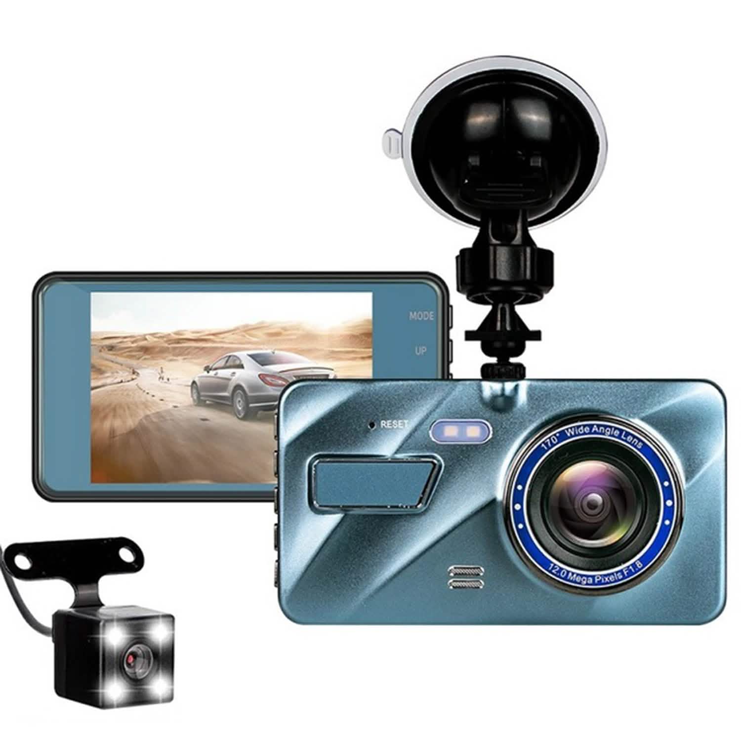 720P Dual Dash Car Camera Recorder with Motion Detection Light DailySale