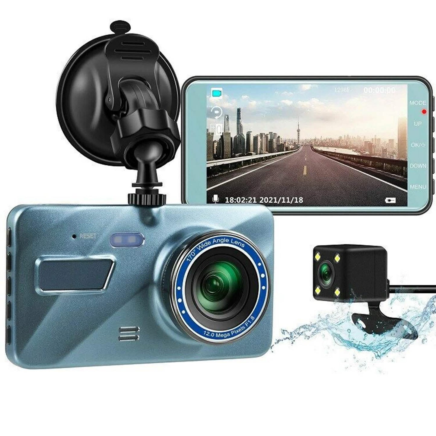 720P Dual Dash Car Camera Recorder with Motion Detection Light DailySale