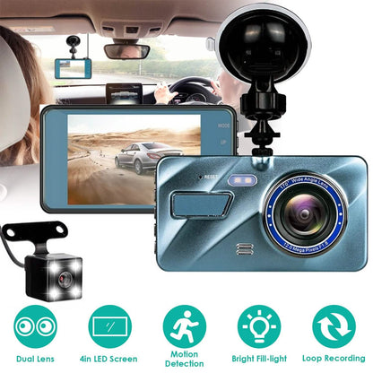 720P Dual Dash Car Camera Recorder with Motion Detection Light DailySale