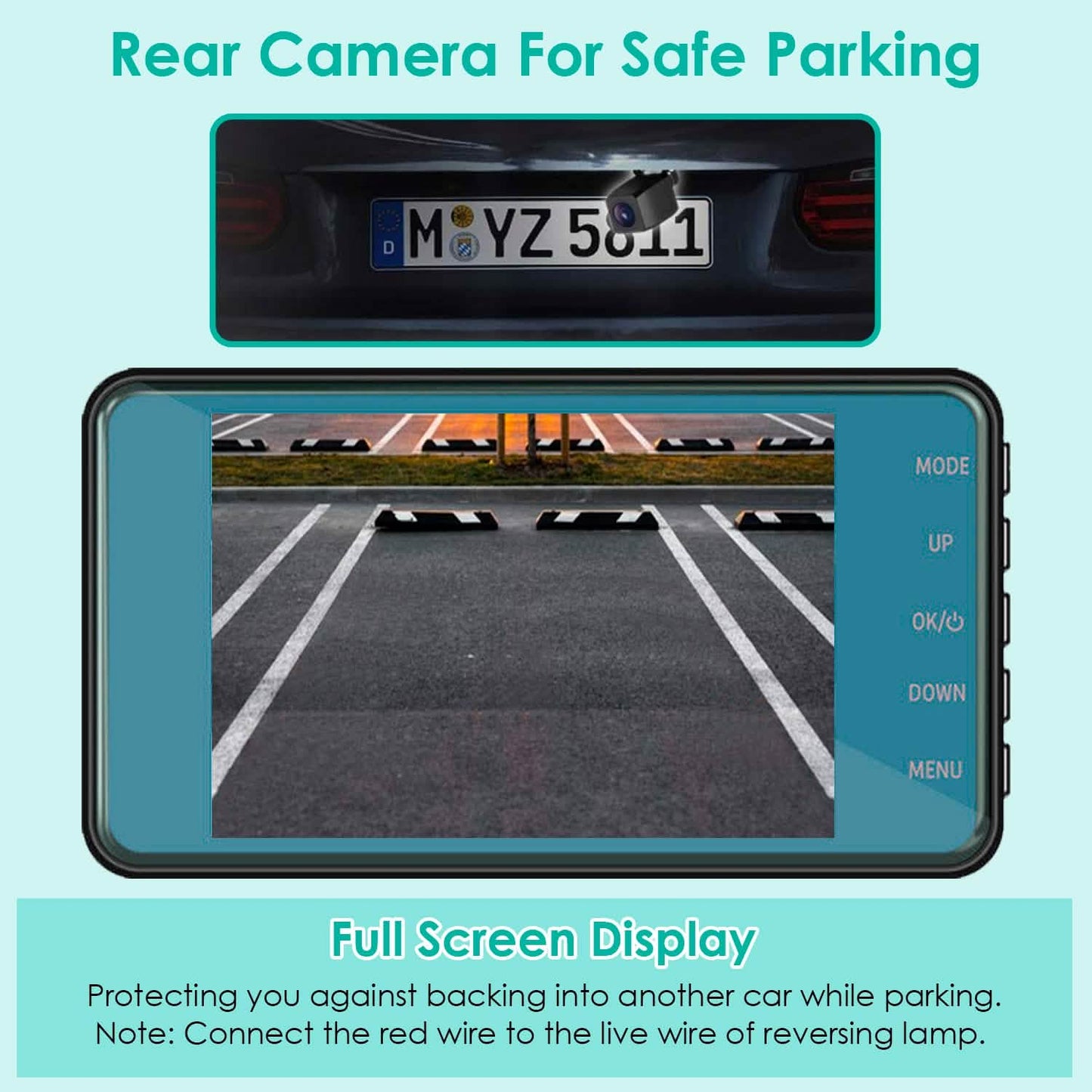 720P Dual Dash Car Camera Recorder with Motion Detection Light DailySale