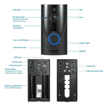 720P HD WiFi Video Doorbell DailySale