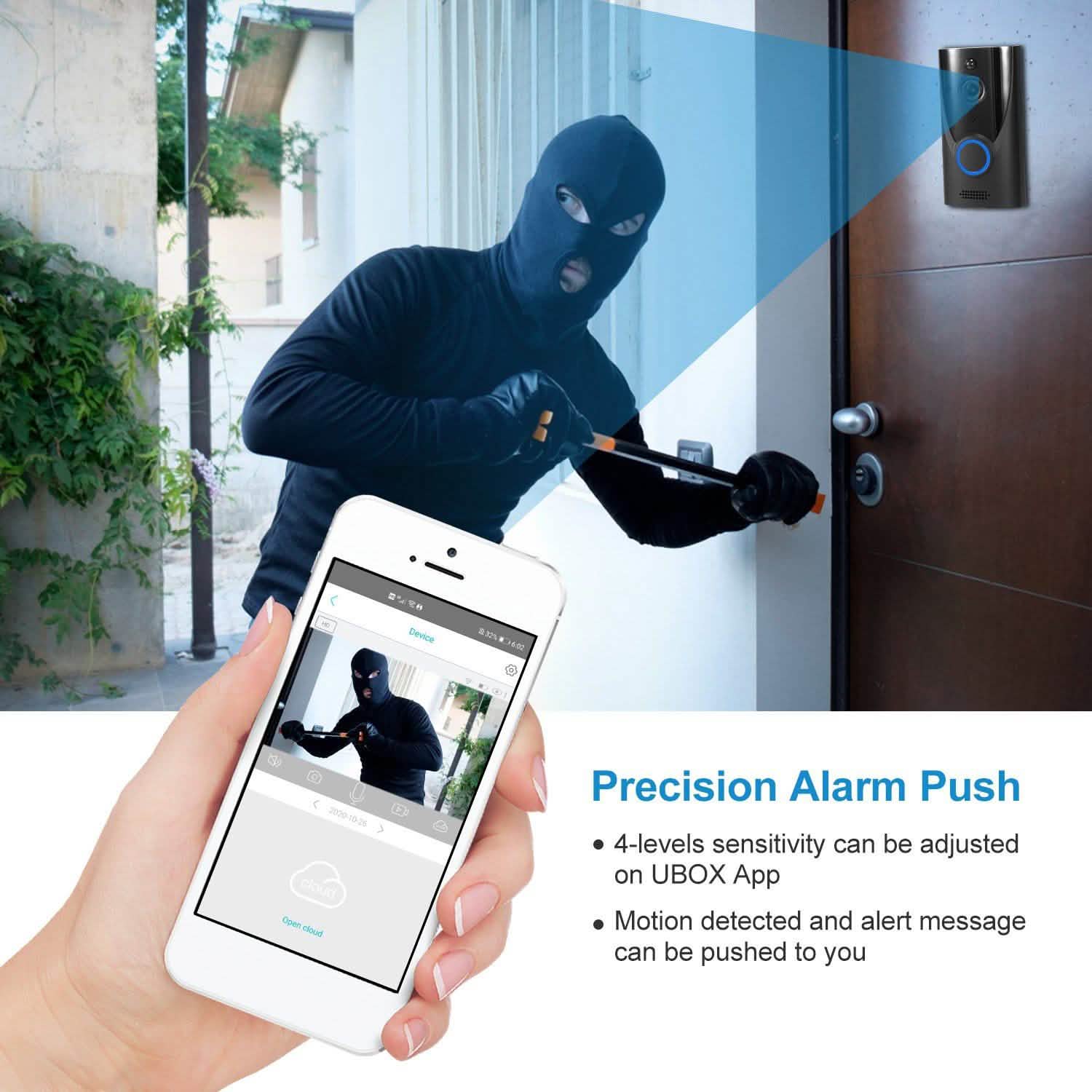 720P HD WiFi Video Doorbell DailySale