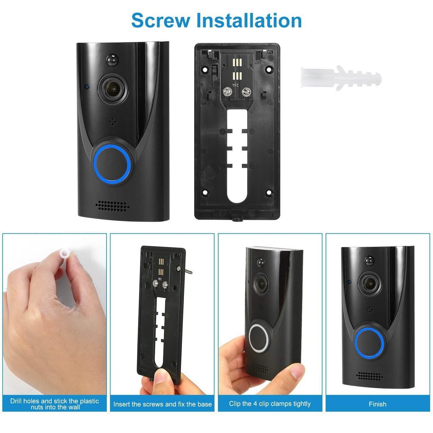 720P HD WiFi Video Doorbell DailySale