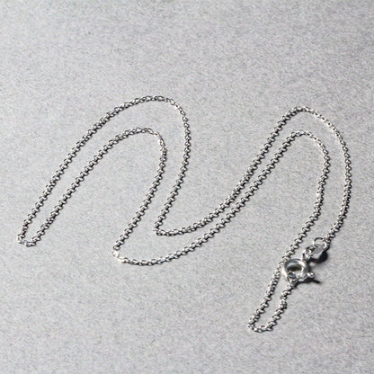 14k White Gold Diamond Cut Cable Link Chain 0.8mm Bids.com