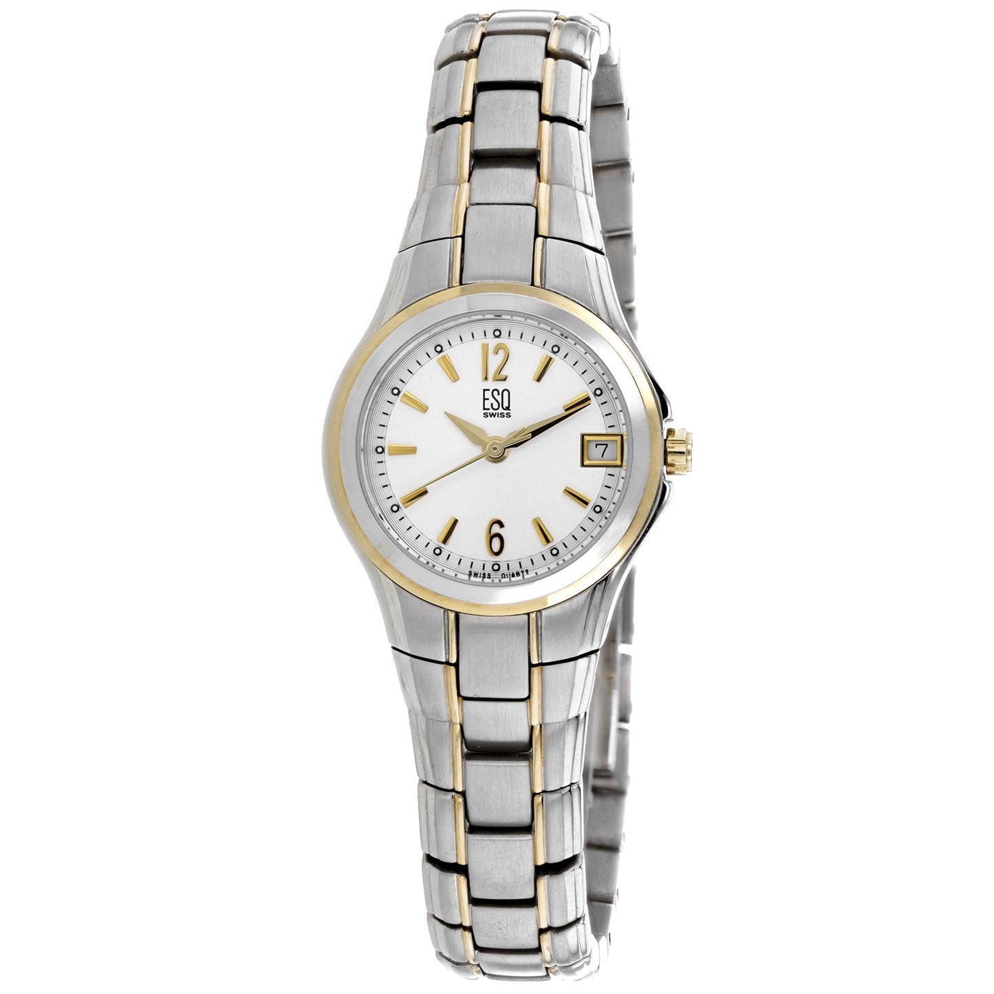 ESQ Men's Silver Dial Two Tone Stainless Steel Bids.com