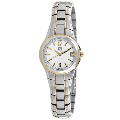 ESQ Men's Silver Dial Two Tone Stainless Steel Bids.com