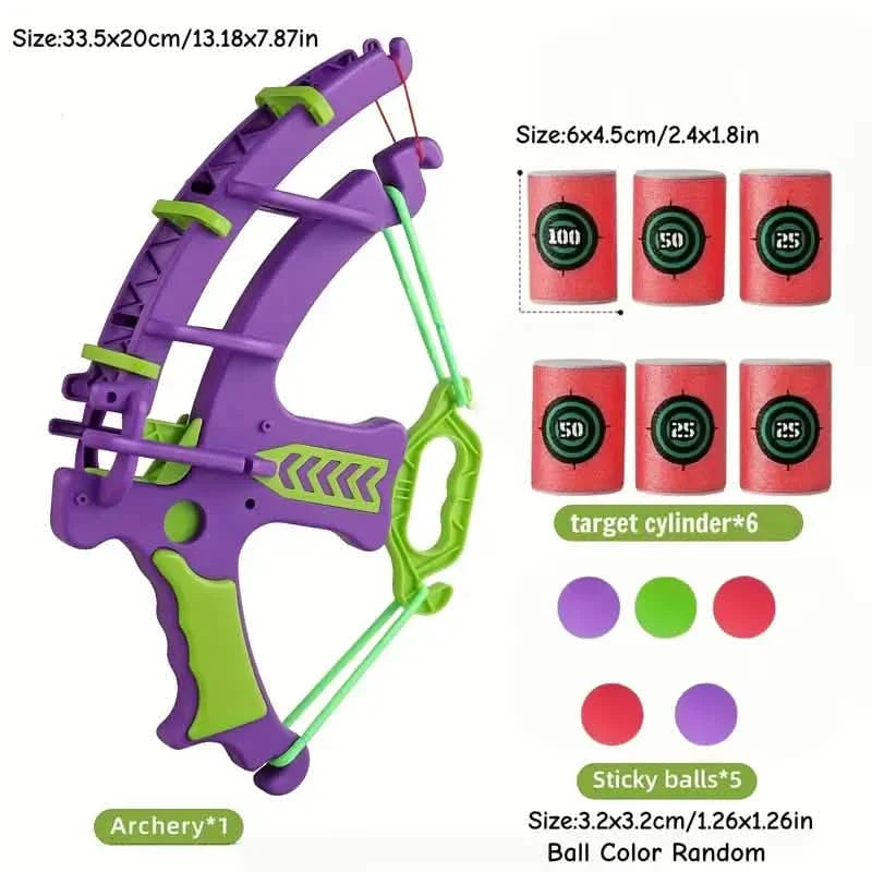 12-Piece Interactive Archery Game Set – Multi-Color DailySale