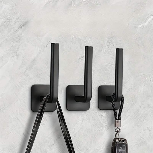 4-Pack: Adhesive Toilet Paper Holder, Wall Mount, White & Black DailySale