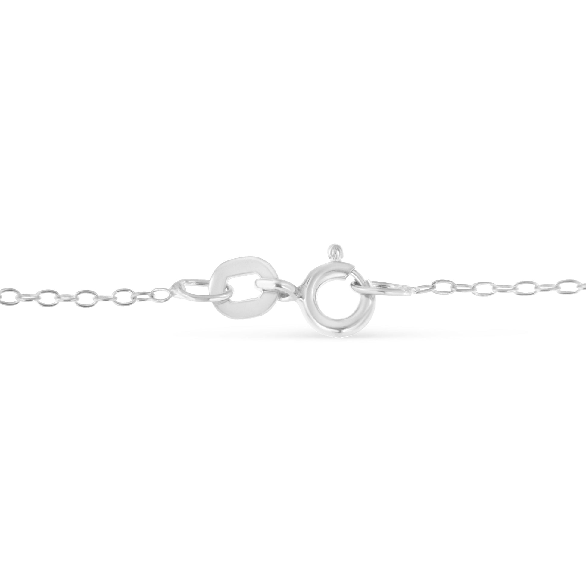 Sterling Silver Diamond Station Necklace (1/2 cttw, I-J Color, I1-I2 Clarity) Bids.com