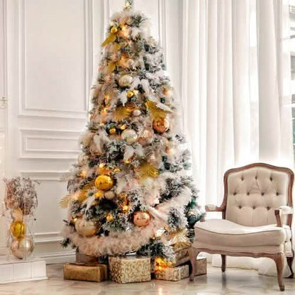 7.5 Ft. Hinged Artificial Fir Christmas Tree DailySale