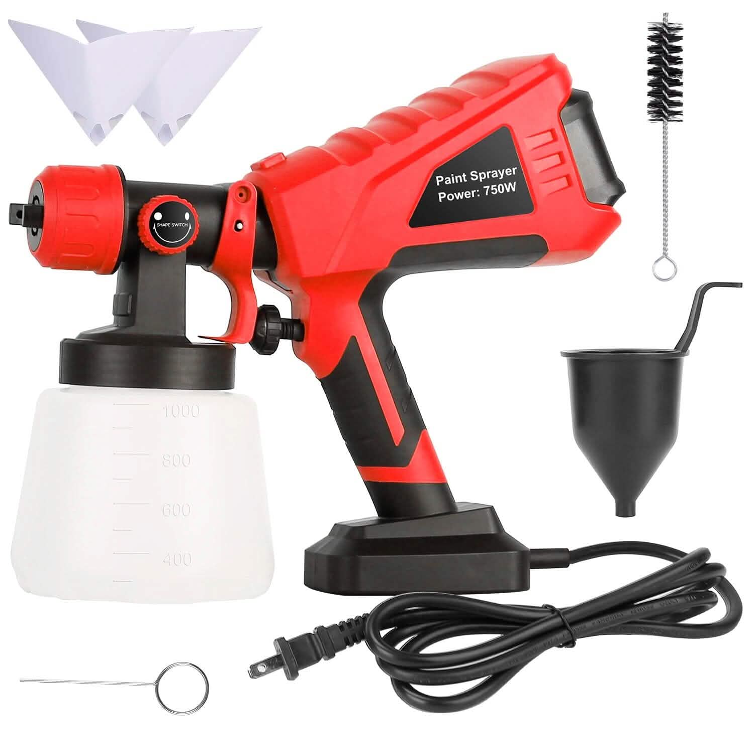 750W Electric Paint Sprayer Handheld with 3 Spray Patterns DailySale