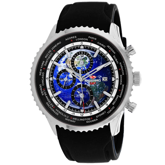 Seapro Men's Meridian World Timer GMT Bids.com
