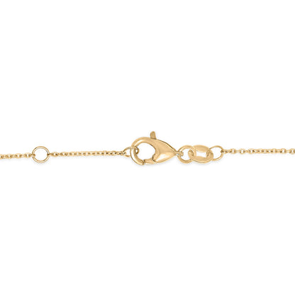 14K Yellow Gold Alternating Green Emerald and Diamond Bezel Station Chain Bracelet - Size 7.5 inch Bids.com