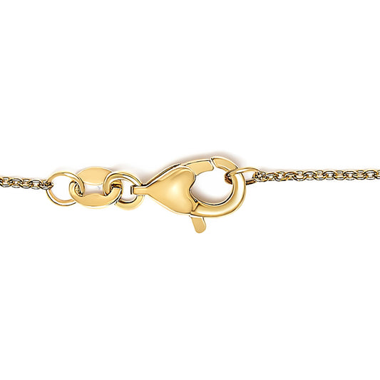 14K Yellow Gold Alternating Red Ruby and White Diamond Bezel Station Chain Bracelet (I-J Color, SI2-I1 Clarity) - 7.5" Inches Bids.com