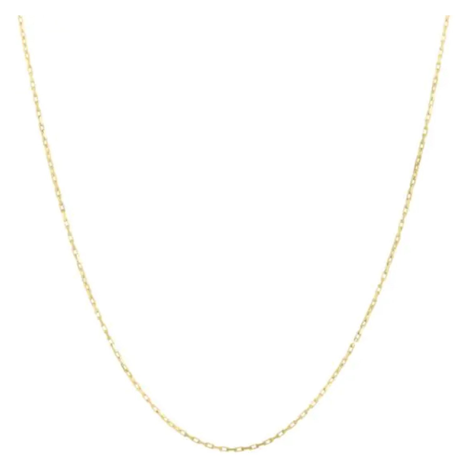 14k Yellow Gold French Cable Chain (1.30 mm) Bids.com