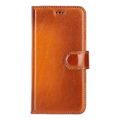 Samsung Galaxy S25 Leather Wallet Case Detachable RFID – Magic Mizuri Leather