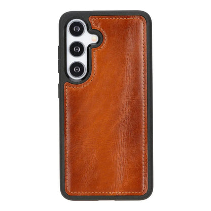 Samsung Galaxy S25 Leather Wallet Case Detachable RFID – Magic Mizuri Leather