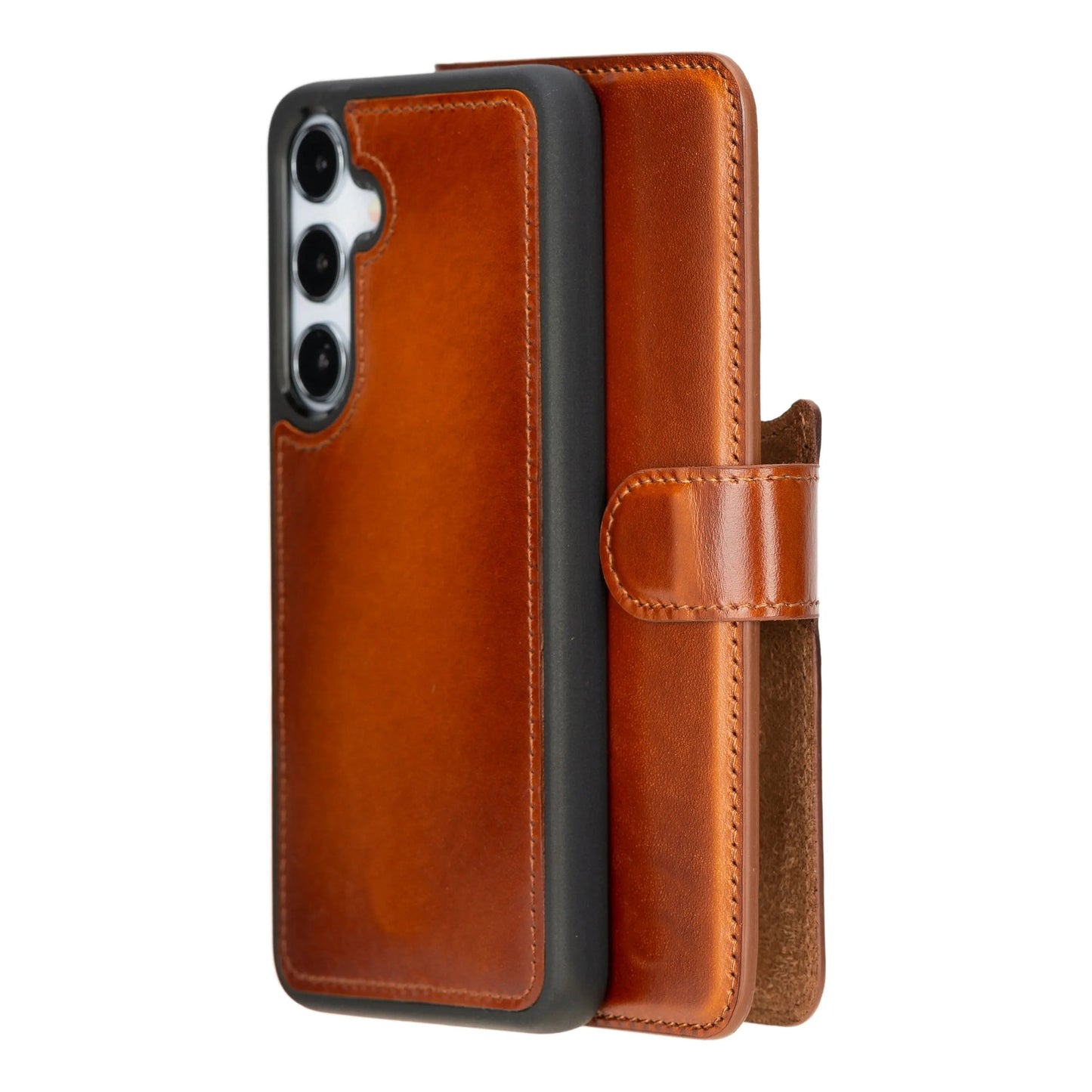 Samsung Galaxy S24 Leather Wallet Case Detachable RFID – Magic Mizuri Leather