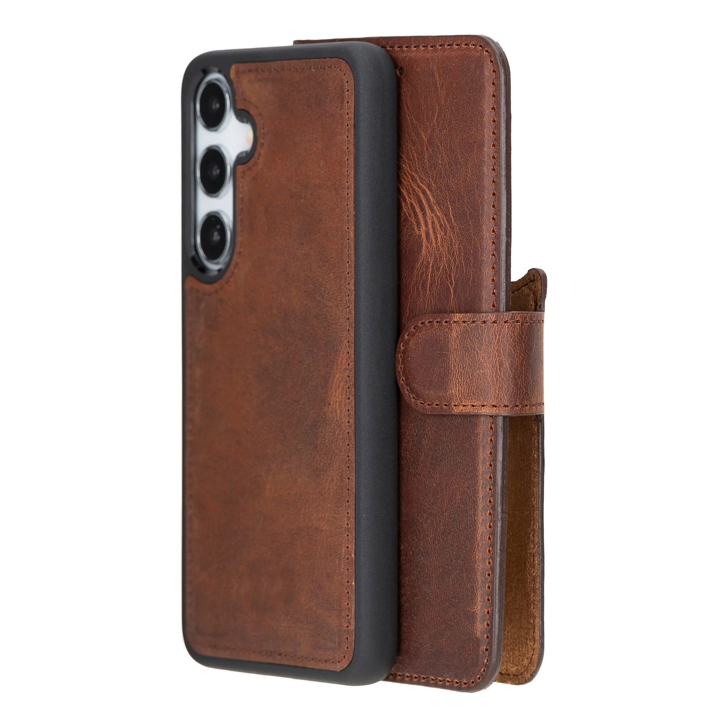 Samsung Galaxy S24 Leather Wallet Case Detachable RFID – Magic Mizuri Leather