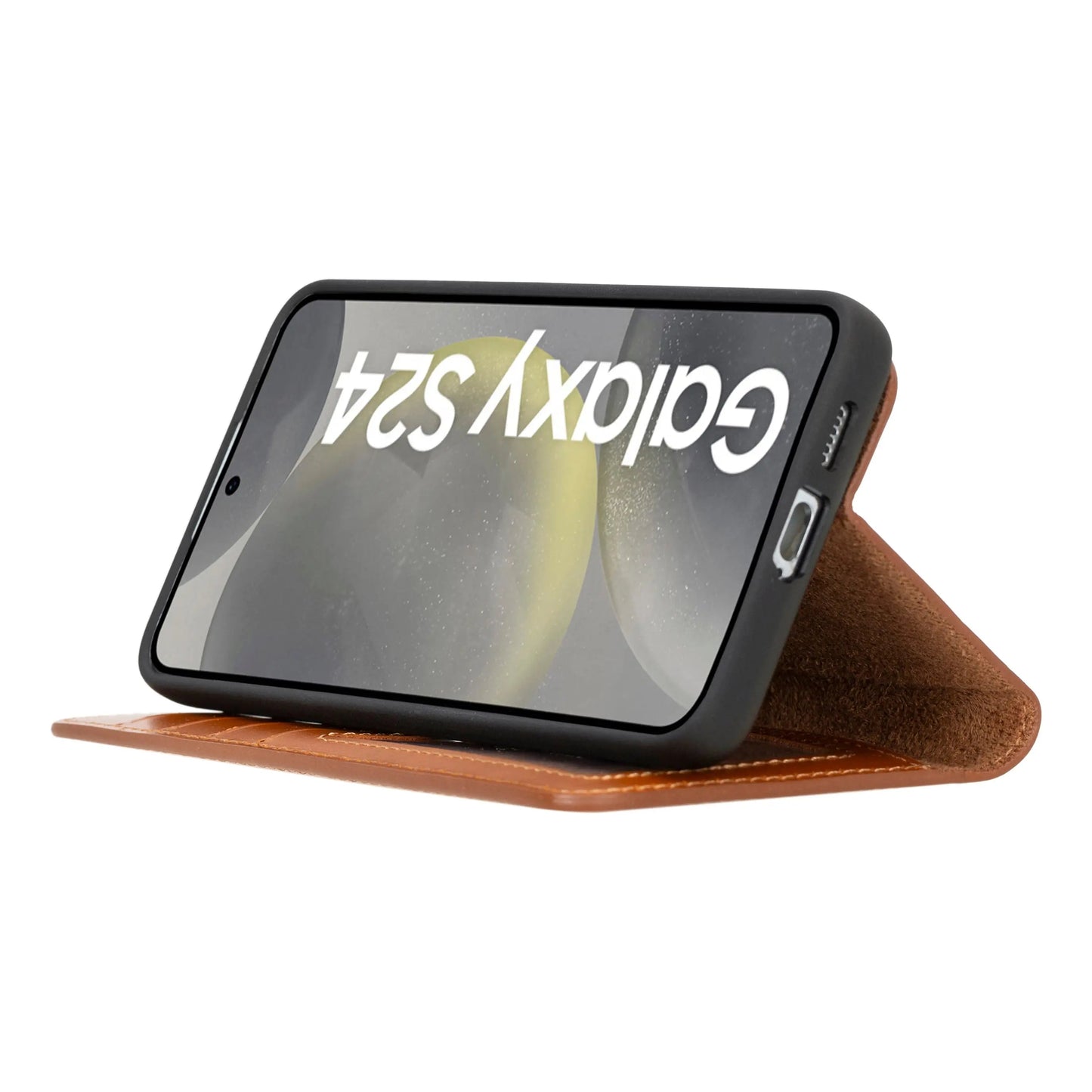 Samsung Galaxy S24 Plus Leather Wallet Case Detachable RFID – Magic Mizuri Leather