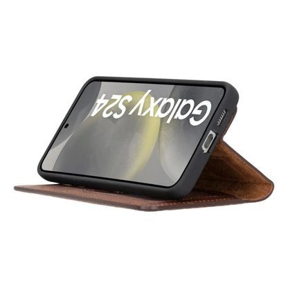 Samsung Galaxy S24 Plus Leather Wallet Case Detachable RFID – Magic Mizuri Leather