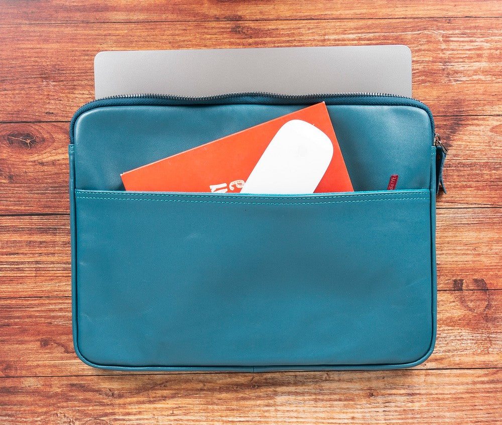 Awe Slim Leather Laptop / Tablet Bag Mizuri Leather
