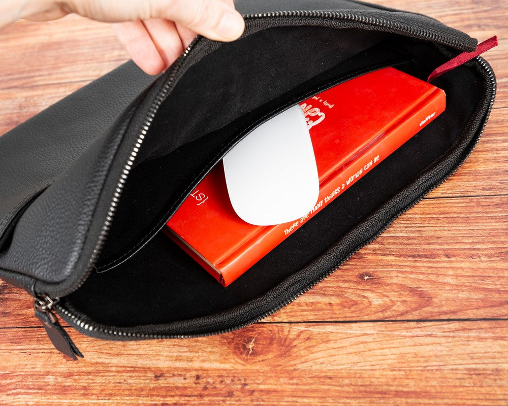 Awe Slim Leather Laptop / Tablet Bag Mizuri Leather