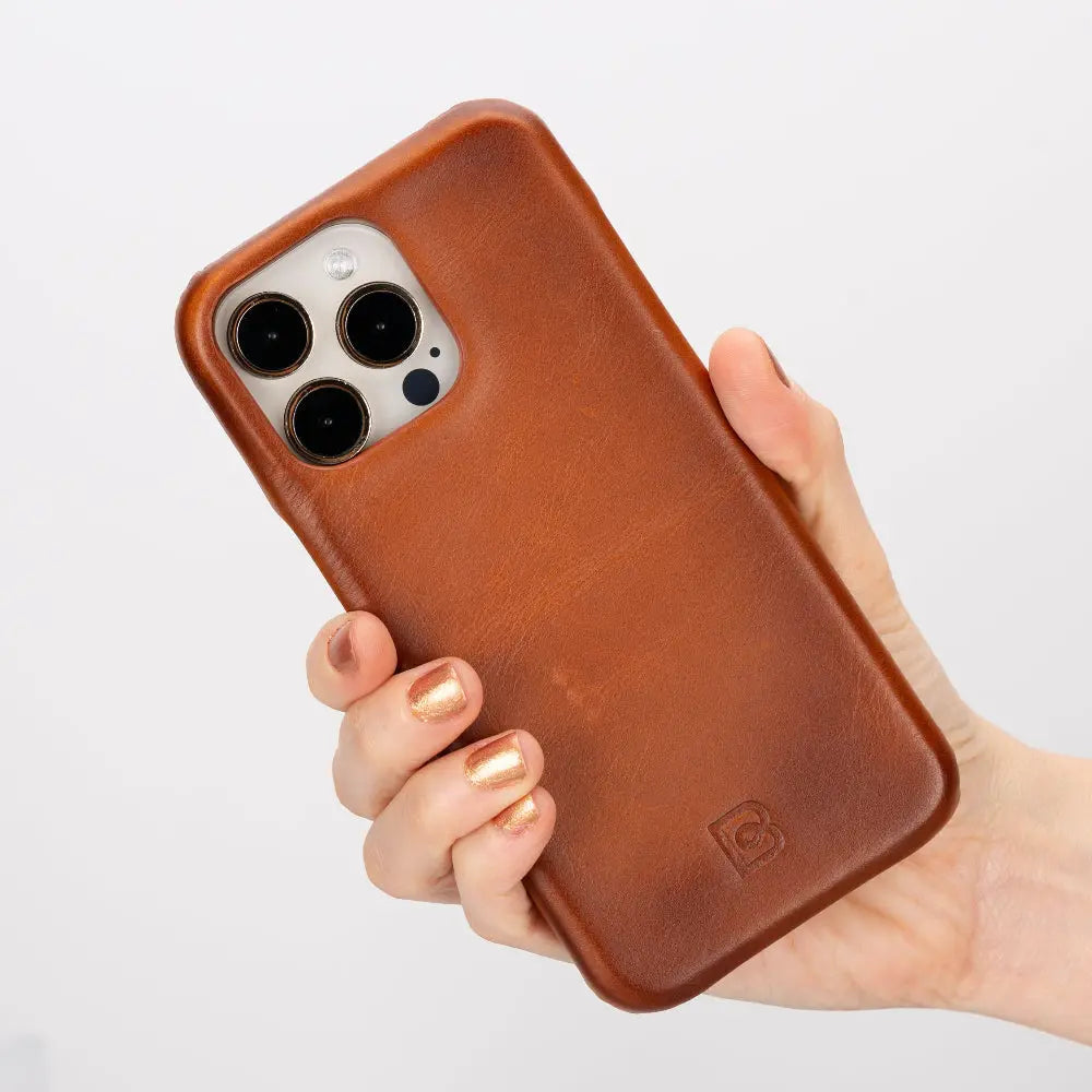 iPhone 16 Pro Genuine Leather Protective Case MagSafe – F360 Series Mizuri Leather