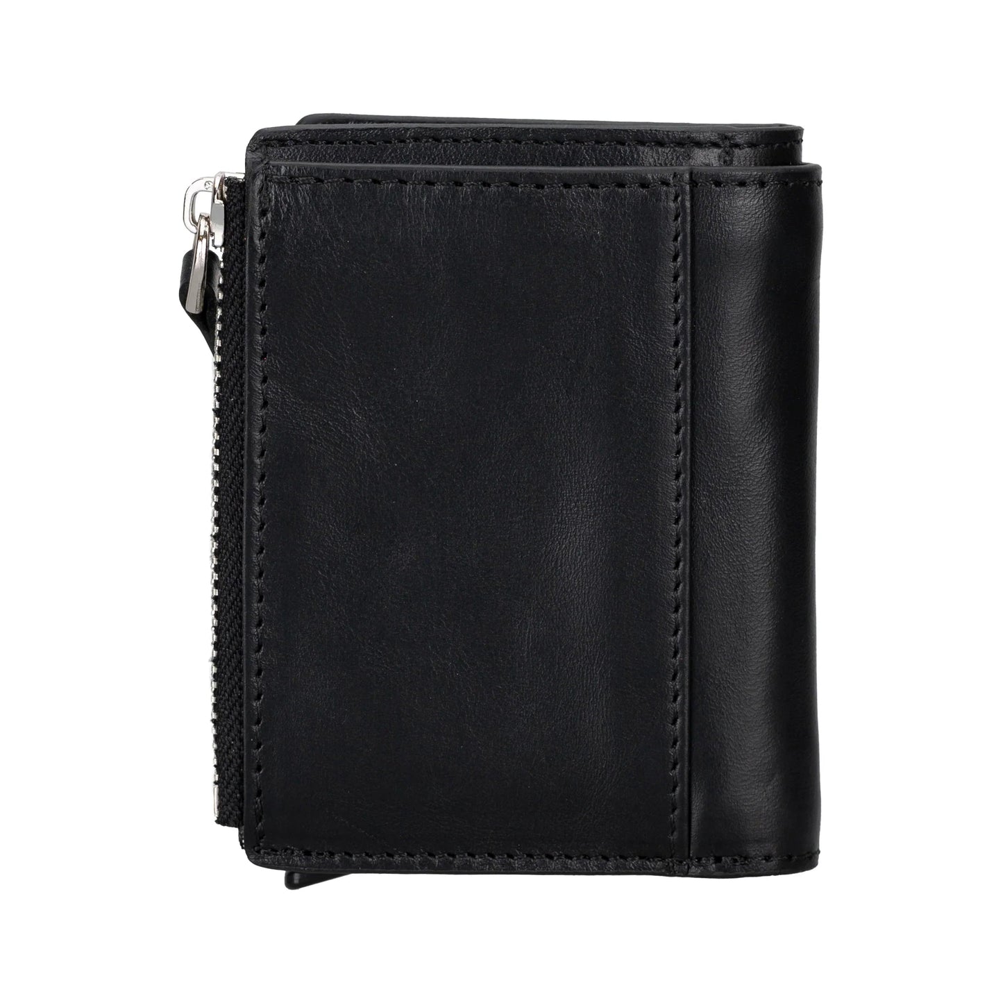 Leather Zip Mechanical Card Holder Mizuri Leather