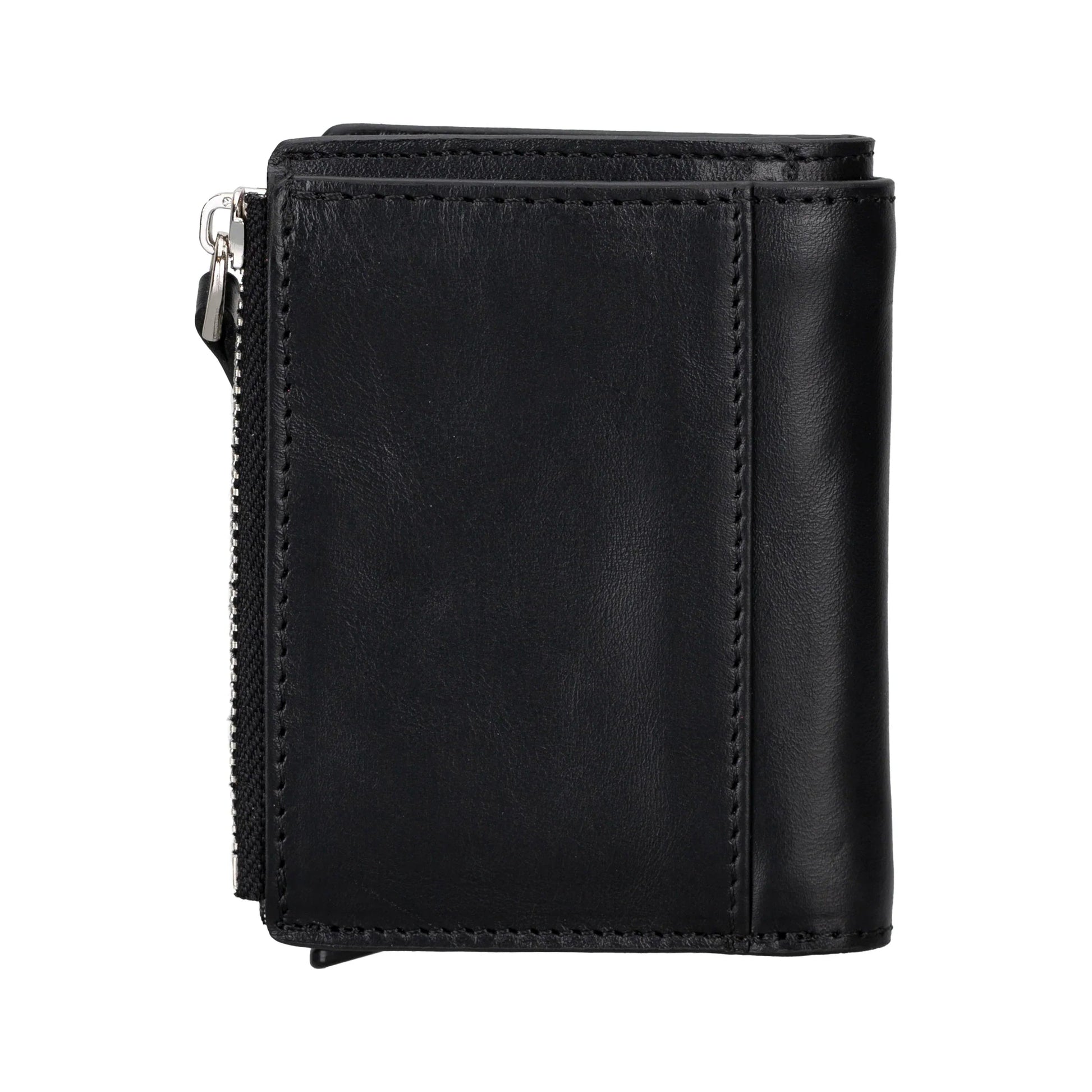 Leather Zip Mechanical Card Holder Mizuri Leather