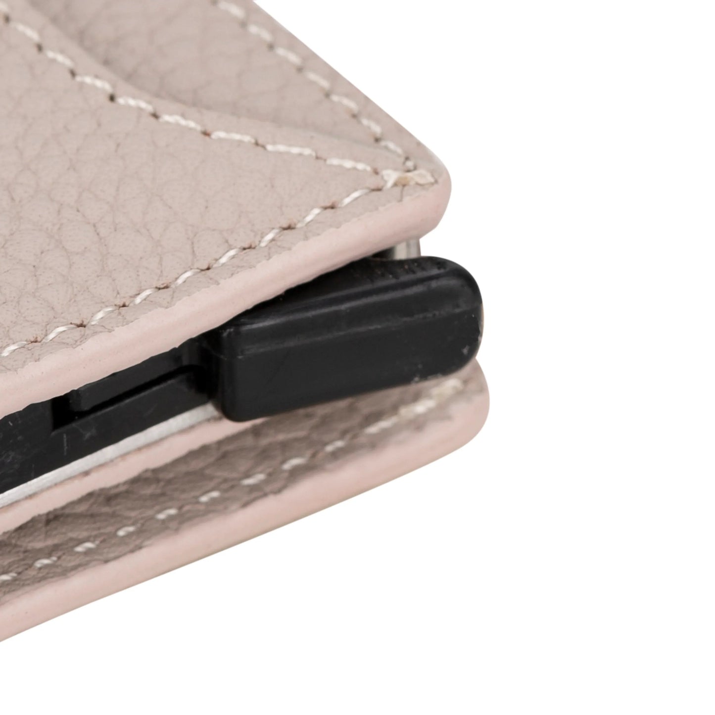 Leather Zip Mechanical Card Holder Mizuri Leather