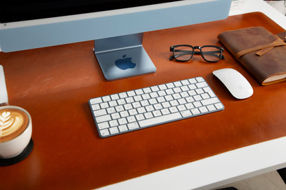 Natural Leather Desk Mat (91 cm x 48 cm) Mizuri Leather