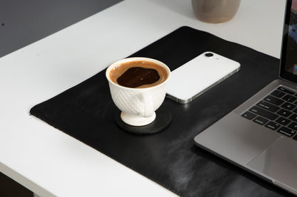 Natural Leather Desk Mat (37 cm x 80 cm) Mizuri Leather