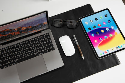 Natural Leather Desk Mat (37 cm x 80 cm) Mizuri Leather