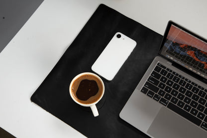 Natural Leather Desk Mat (37 cm x 80 cm) Mizuri Leather