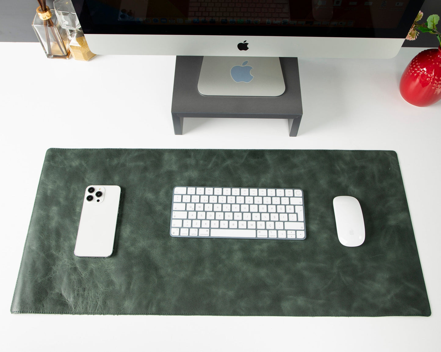 Natural Leather Desk Mat (91 cm x 48 cm) Mizuri Leather