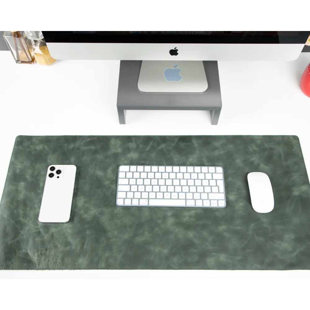 Natural Leather Desk Mat (37 cm x 80 cm) Mizuri Leather