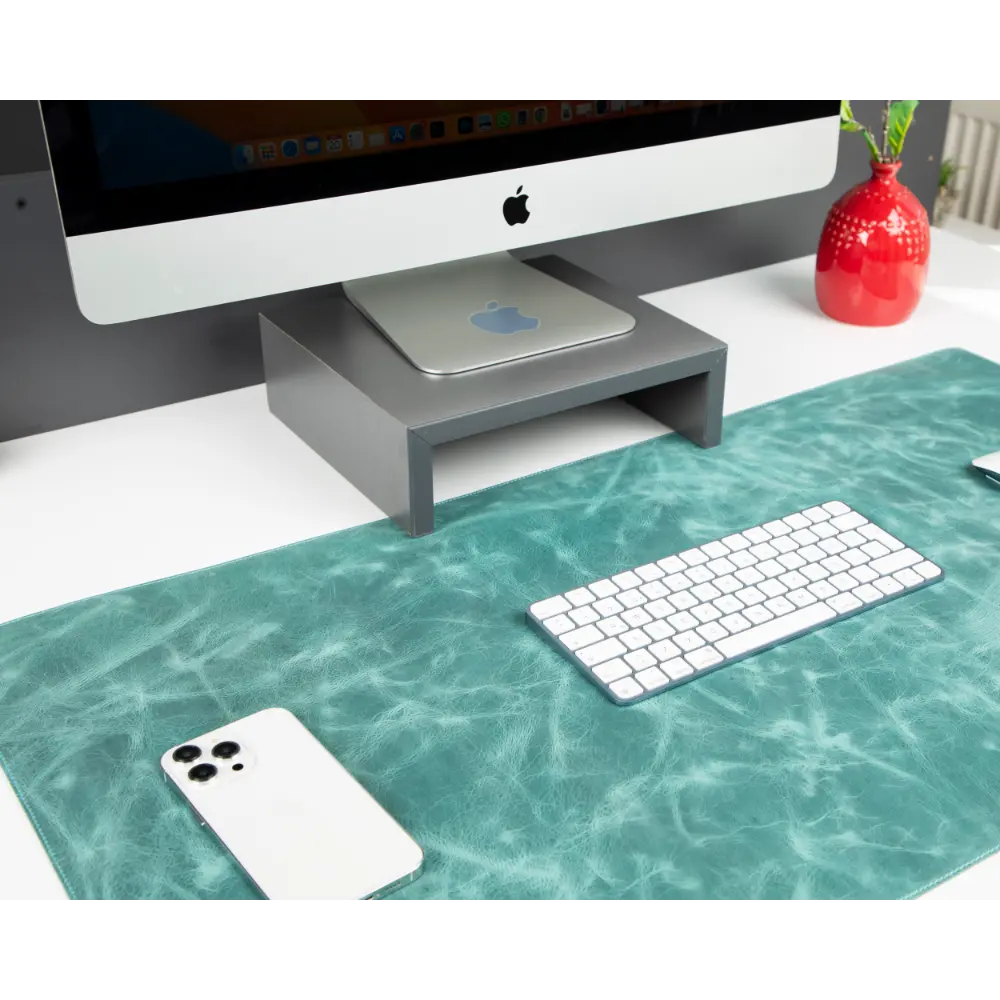 Natural Leather Desk Mat (37 cm x 80 cm) Mizuri Leather