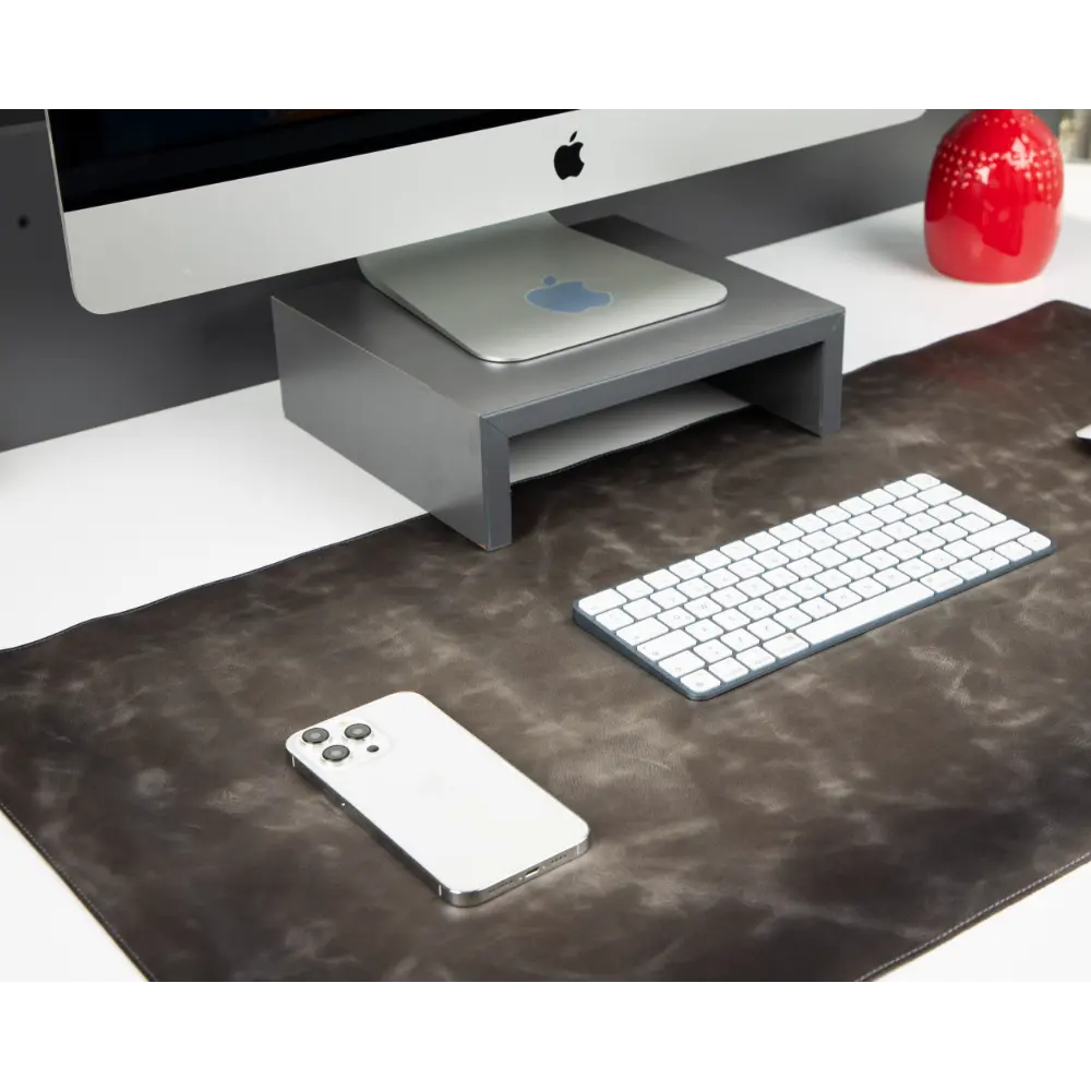 Natural Leather Desk Mat (37 cm x 80 cm) Mizuri Leather