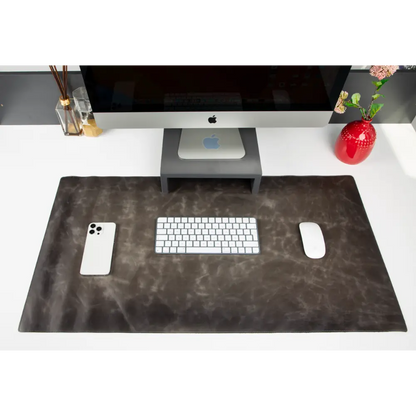 Natural Leather Desk Mat (37 cm x 80 cm) Mizuri Leather