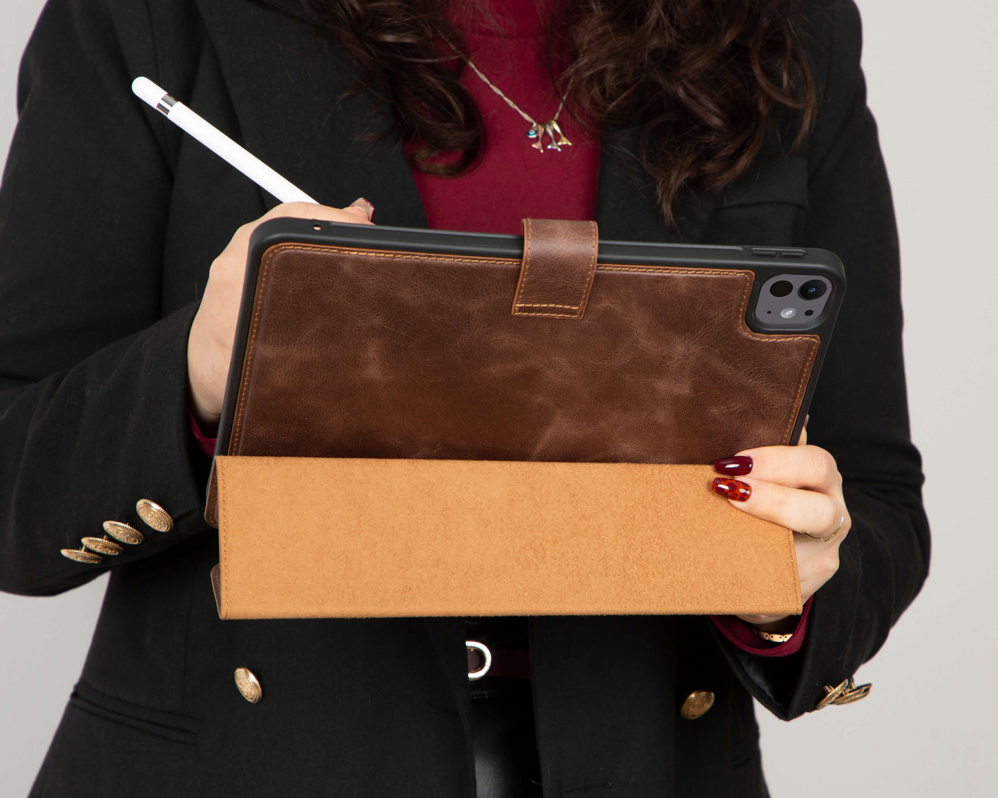 Trigon Leather iPad Pro 13" (2024) Case Mizuri Leather