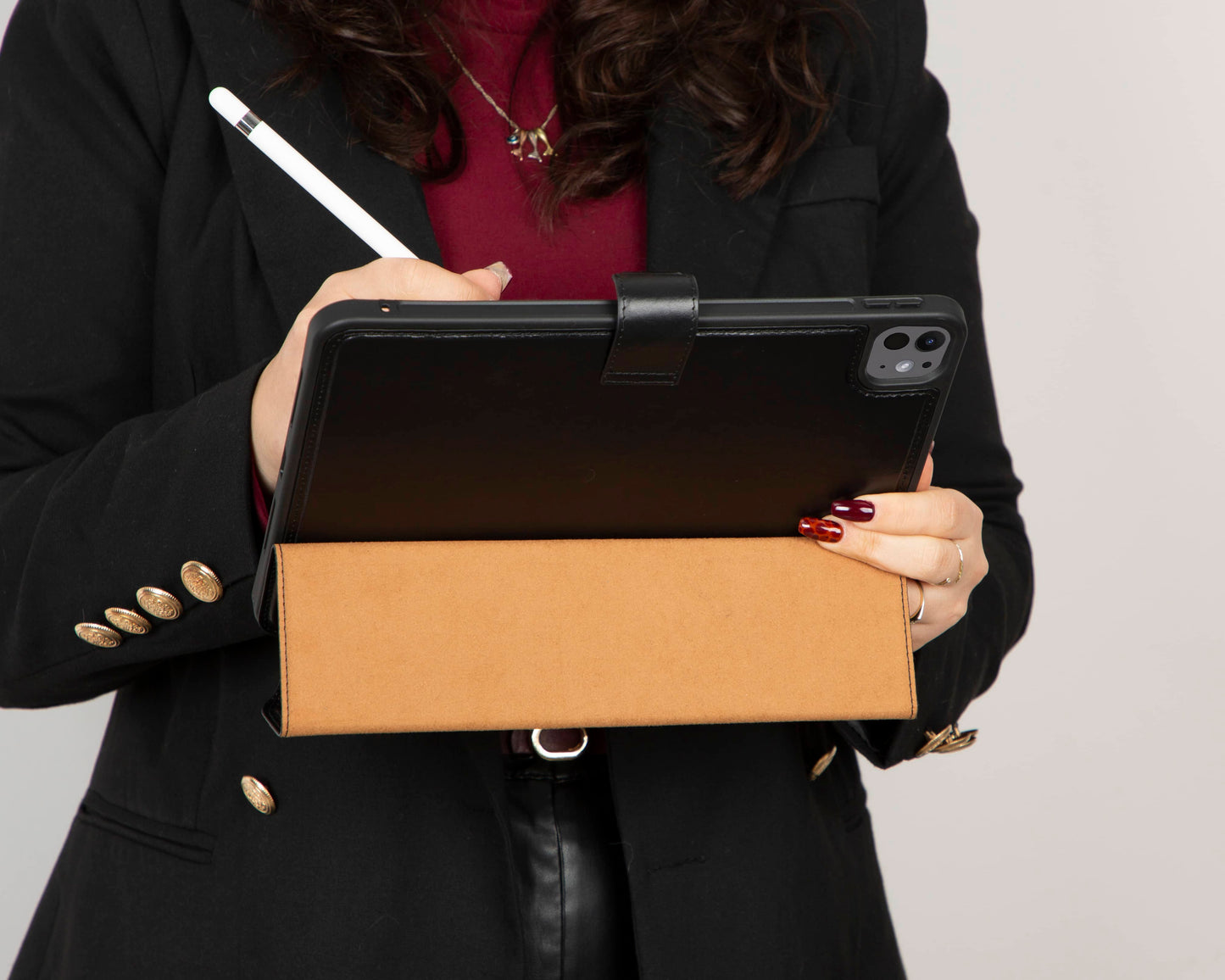 Trigon Leather iPad Pro 13" (2024) Case Mizuri Leather