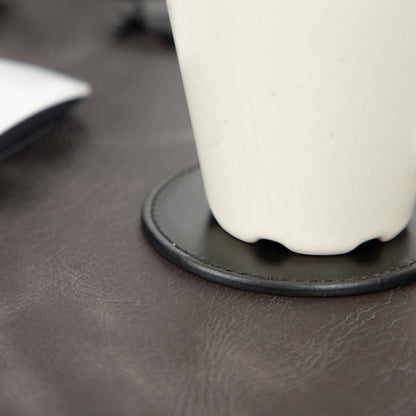 Divine Cup Leather Coaster Set Mizuri Leather