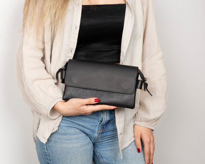 Prestige Leather Clutch Bag Mizuri Leather