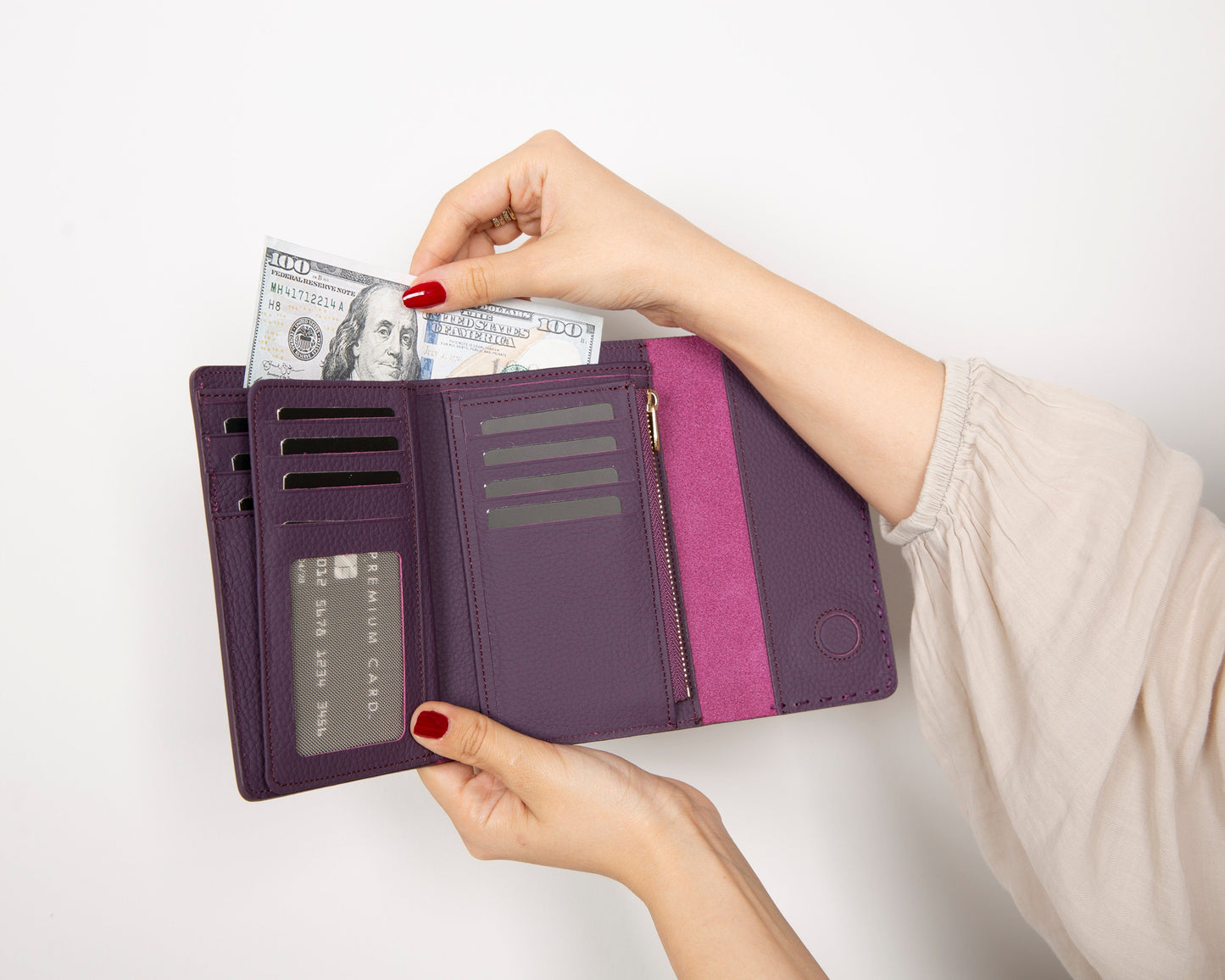 Linea Leather Women's Wallet Mizuri Leather