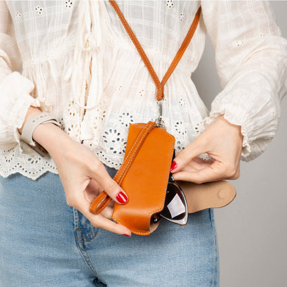 Riviera Leather Glasses Case Mizuri Leather